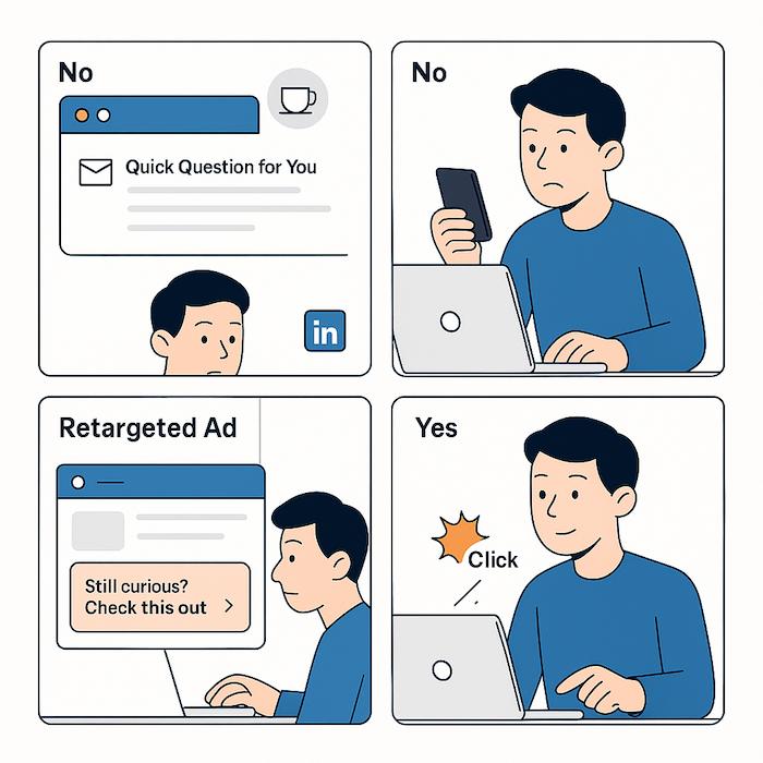 multichannel strategy for cold sending